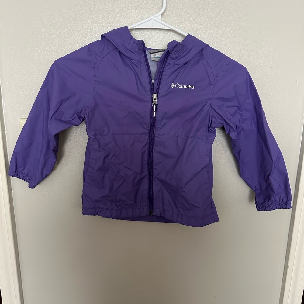 Columbia Kids' Vibrant Purple Raincoat